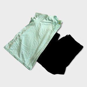 2X Top and Bottom Activewear Set